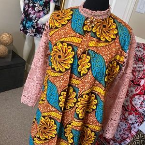 Elegant dress handmade created for a beautiful occasion.